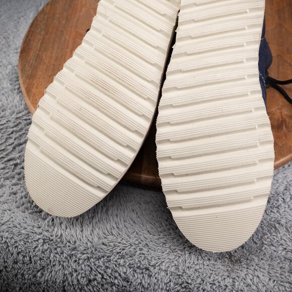 Freebird Lace Up Moc Toe Carbon Boots Men’s Size 8 Navy Suede - Picture 9 of 10